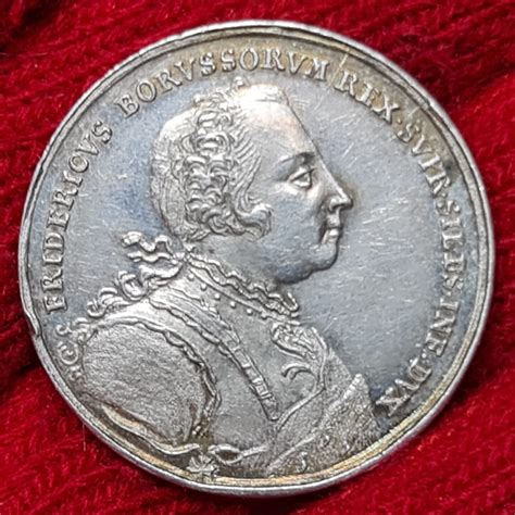 Brandenburg Preußen Königreich Silbermedaille 1741 Friedrich II der