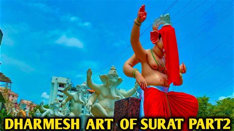 Biggest Ganesh Murti Making Surat Part Dharmesh Art Surat