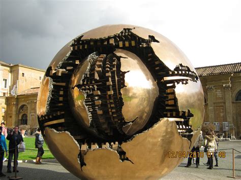 Bronze Globe Sculpture In The Vatican By Valtent On Deviantart