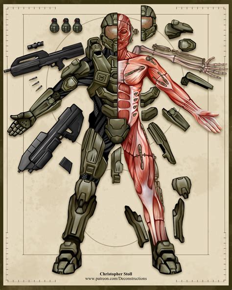 Master Chief Deconstructed by Christopher-Stoll on DeviantArt