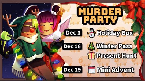 Murder Party 🎉 on Twitter: "Murder Party’s first Holiday update is out ...