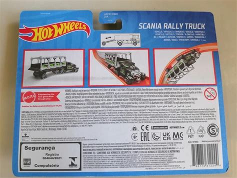 Hot Wheels Track Star Haulers Scania Rally Truck Blue Hobbies