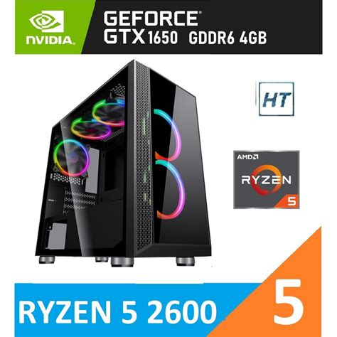 AMD Ryzen 5 2600 With GTX1650 GDDR6 4GB Gaming PC | Shopee Malaysia