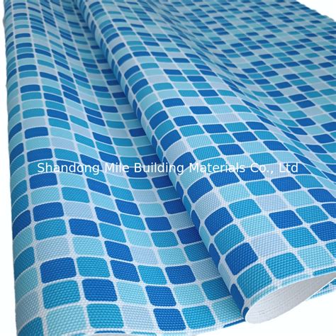 Quality PVC Swimming Pool Liner PVC Roofing Membrane Pre Applied