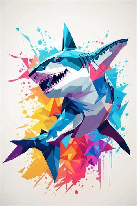 Premium Vector | A silhouette design of a shark