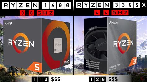 Ryzen 5 1600 Vs Ryzen 3 3300x 1080p Benchmarks Rtx 2060 Youtube