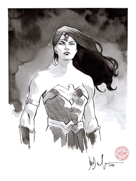 Fishermagical Thought Wonder Woman Wednesday Art By Dave Wachter