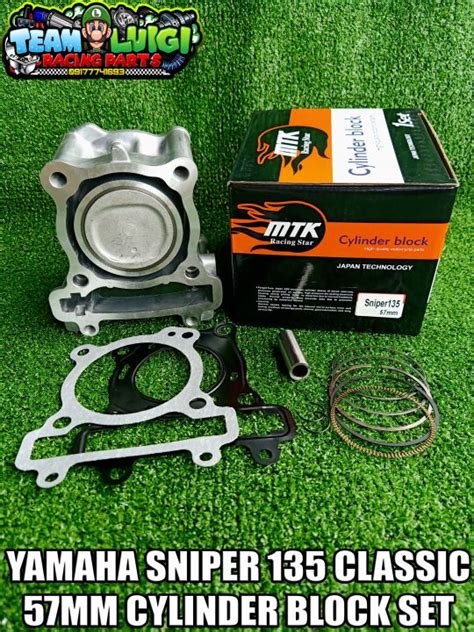 MTK YAMAHA SNIPER 135 CLASSIC 57MM CYLINDER BLOCK SET Lazada PH