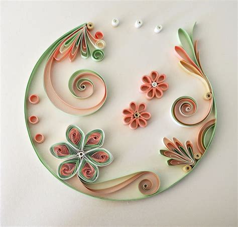 Quilling Circle And Floral Quilling Paper Quilling Designs Quilling