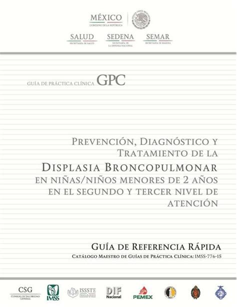 Displasia broncopulmonar en menores de 2 año Jessy González uDocz