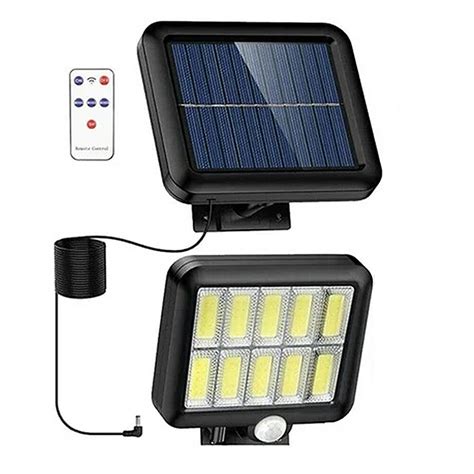 Lampa Solara LED SIKS Cu Telecomanda Ajustabila 120 COB LED Senzor