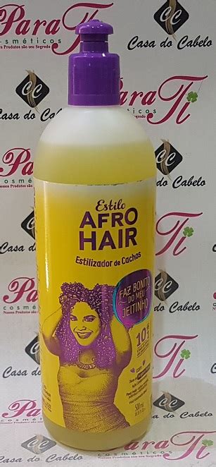 Estilizador De Cachos AfroHair Embelleze 500ml Casa Do Cabelo