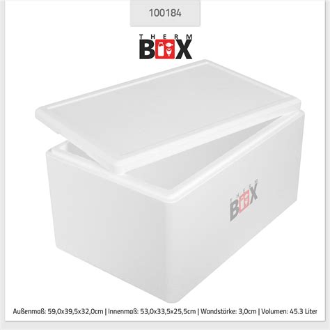 Therm Box Styroporbox W Innen X X Cm Wei Isolierbox Thermobox