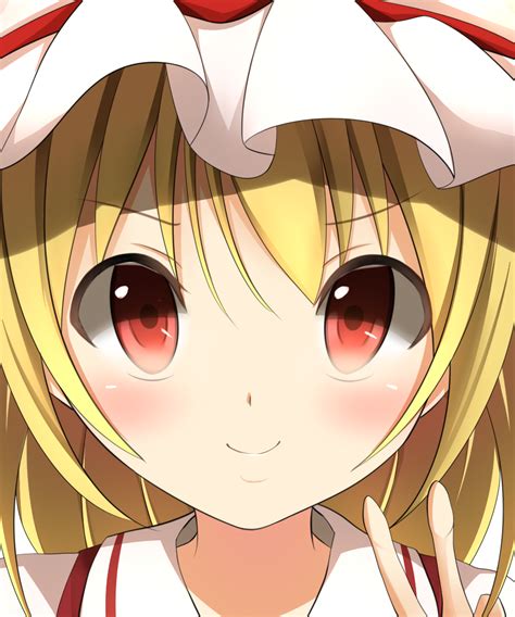 Safebooru 1girl Blonde Hair Blush Closed Mouth Face Flandre Scarlet