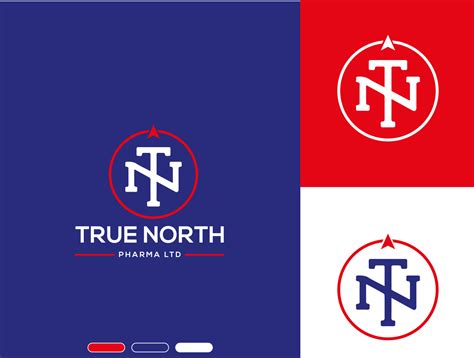 true north logo  yaseen khalid  dribbble