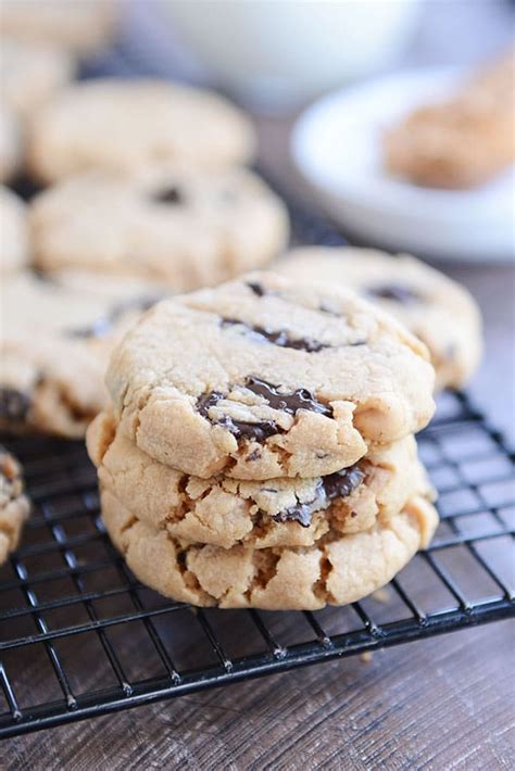 Egg-Free Peanut Butter Cookies with Chocolate Chips | Mel's Kitchen Cafe