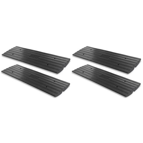 Pyle Pcrbdr Car Truck Curbside Driveway Ramp For Garage Threshold