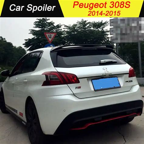 Rear Bumper Spoiler For Peugeot 308 2014 2015 Rear Bumper Lip Diffuser Bumpers Protector Body