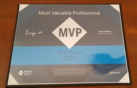 Microsoft Mvp Award Tariq Younas As A Service Taas