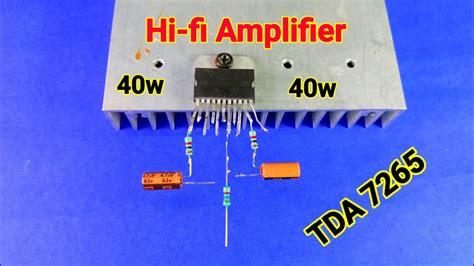 Simple Powerful Stereo Heavy Bass Amplifier Using Tda Ic How To