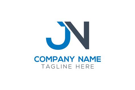 Letter Jn Logo Design Vector Template Graphic By Rana Hamid · Creative