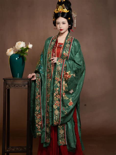 Song Dynasty Wedding Dress Chinese Hanfu Tang Dynasty Fashion Green