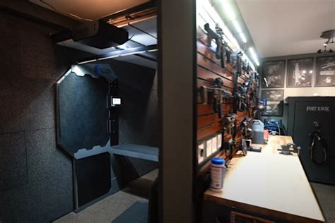 Private Home Has An Indoor Gun Range And Firearms Collection That