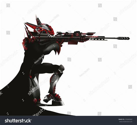 Sniper Robot 스톡 일러스트 276060902 | Shutterstock