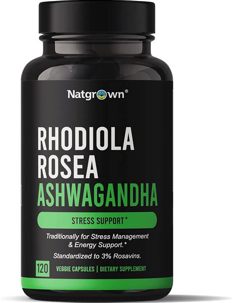 Amazon Natgrown Rhodiola Rosea With Ashwagandha Root Extract