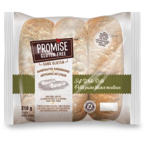 Promise Gluten Free Sourdough Soft White Rolls Save On Foods