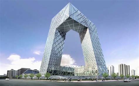 Central China Tv Beijing Building Oma Headquarters E Architect