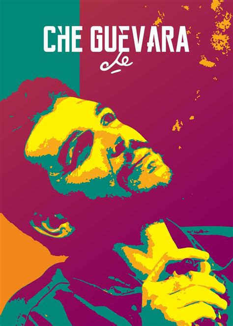 Che Guevara V Pop Art Poster By Taurungka Graphic Design Displate