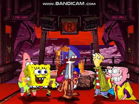 Mugen Battle 127 Team Spongebob VS Team Ed YouTube