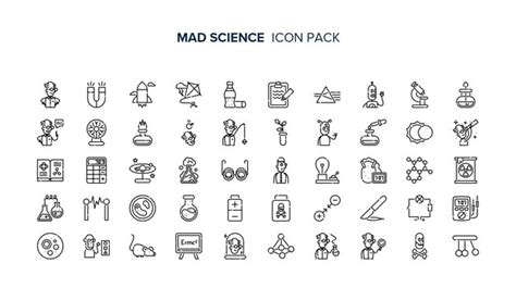 Premium Icon | Mad science