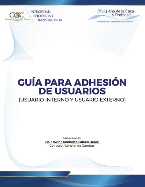 Manual Y Guias Contraloria General De Cuentas