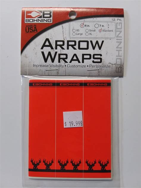 Bohning Arrow Wraps 4 Orange Minton Archery