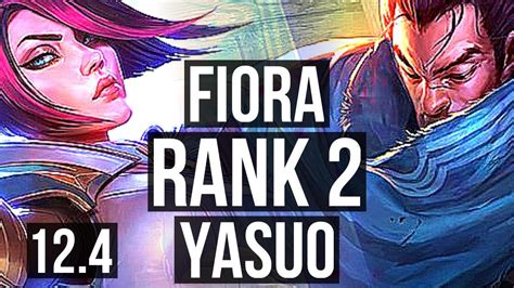 Fiora Vs Yasuo Top Rank 2 Rank 1 Fiora 8 Solo Kills 1735