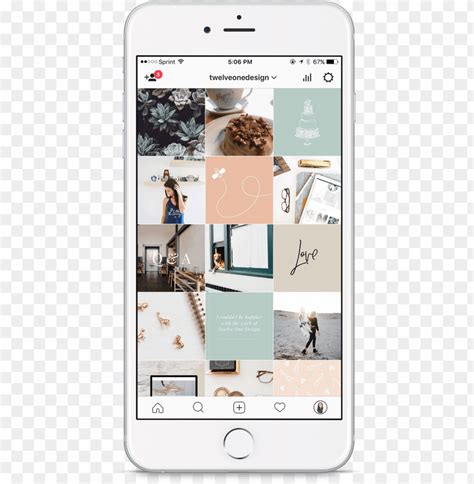 Home Home Instagram Mockup Iphone Instagram Mockup PNG Image With