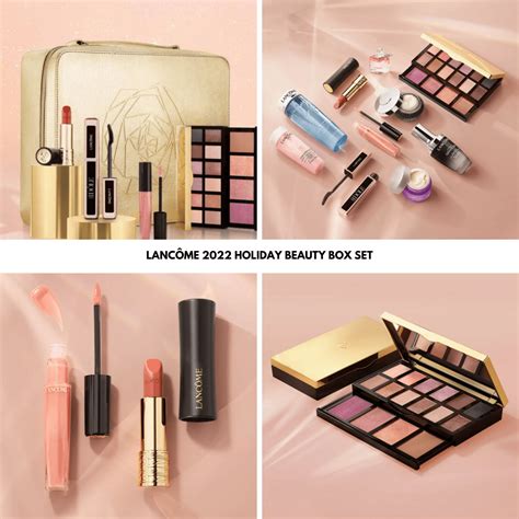 Nib Lancome 2022 Holiday Beauty Box Collection Full Size Set