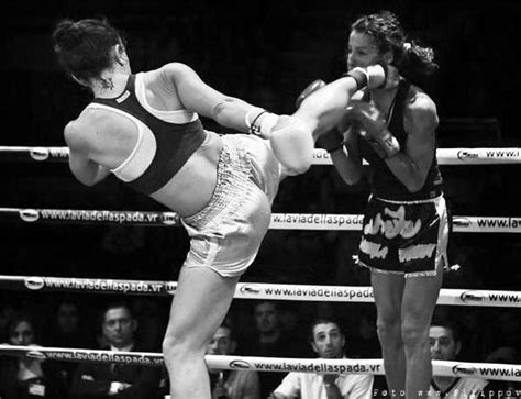 Face Kick Kick Boxing Girl Kickboxing Martial Arts Photography