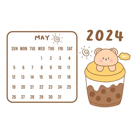 Calendar May 2024 Vector Free Nara Tamera