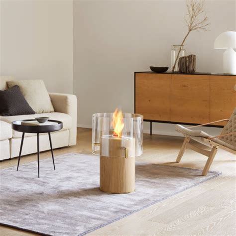 Free Standing Fireplace Modern Eco Bioethanol Fires Naked Flame Nz