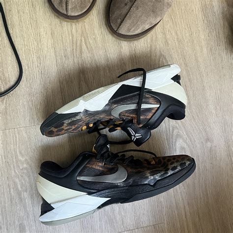 Kobe 7 Cheetah Sz 11.5 Shoes have aged but still... - Depop