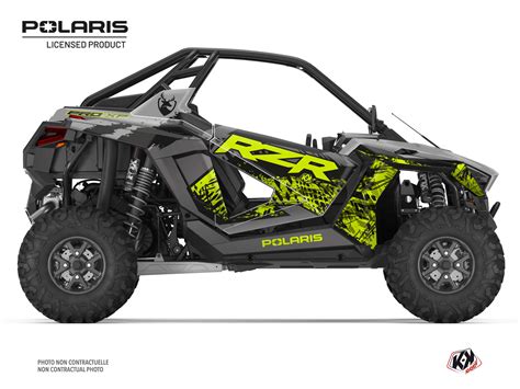 Kit Déco SSV Chaser Polaris RZR PRO XP Jaune Kutvek