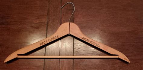 Wooden Hangers Vintage Advertising Ripley Clothes Hangers Ebay