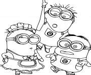 Coloriage Minions Imprimer Dessin Minions