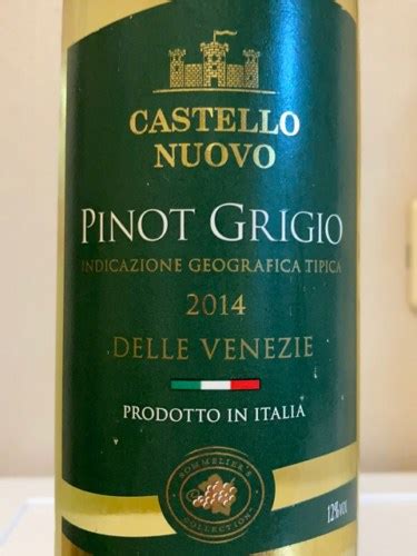 2014 Castello Nuovo Pinot Grigio delle Venezie | Vivino US