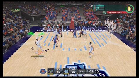 Nba 2k23 Florida Gators Vs North Carolina Tar Heels College Game Mycareer Ps5 Next Gen