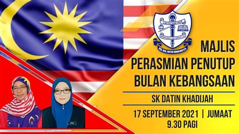 MAJLIS PERASMIAN PENUTUP BULAN KEBANGSAAN PENGUMUMAN PEMENANG SK