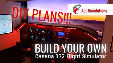 DIY Flight Simulator Build Your Own Cessna 172 Home Cockpit Running